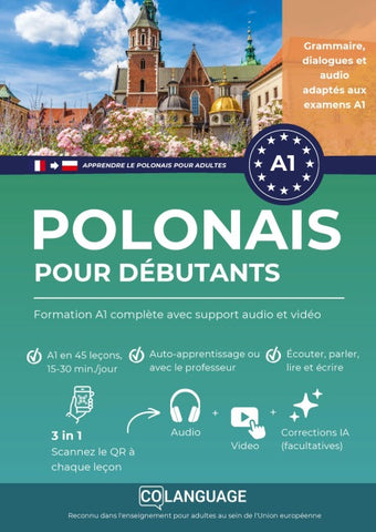 Apprendre le polonais pour débutants : Cours A1 complet avec support audio et vidéo