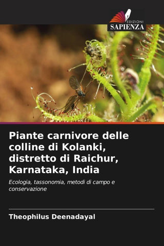 Piante carnivore delle colline di Kolanki, distretto di Raichur, Karnataka, India