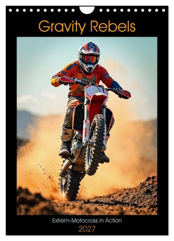 Gravity Rebels - Extrem-Motocross in Action (Wandkalender 2027 DIN A4 hoch), CALVENDO Monatskalender
