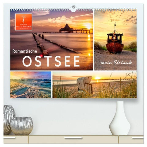 Romantische Ostsee - mein Urlaub (hochwertiger Premium Wandkalender 2027 DIN A2 quer), Kunstdruck in Hochglanz