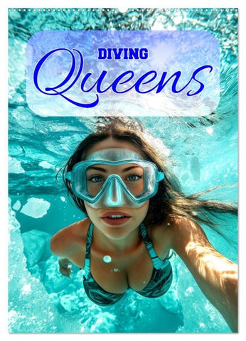 Diving Queens (Wandkalender 2027 DIN A2 hoch), CALVENDO Monatskalender
