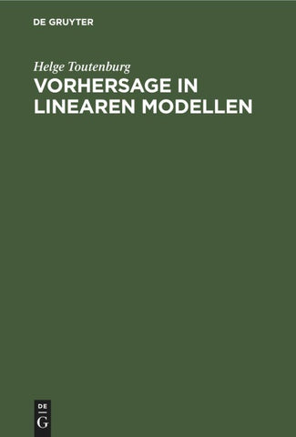 Vorhersage in linearen Modellen
