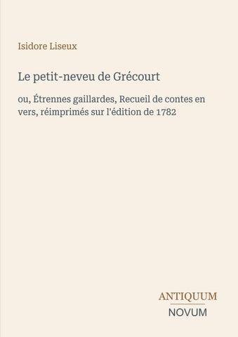 Le petit-neveu de Grécourt