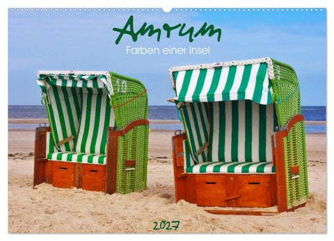 Amrum - Farben einer Insel (Wandkalender 2027 DIN A2 quer), CALVENDO Monatskalender