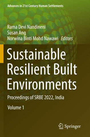 Sustainable Resilient Built Environments