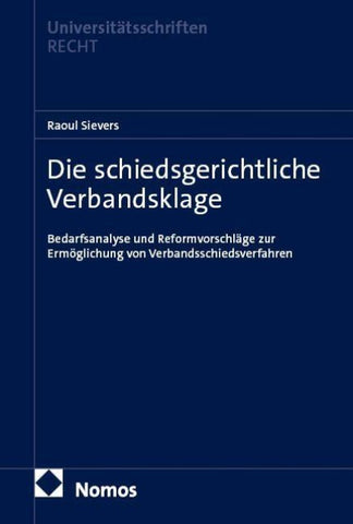 Die schiedsgerichtliche Verbandsklage
