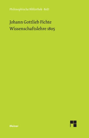 Wissenschaftslehre (1805)