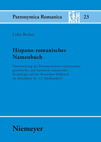 Hispano-romanisches Namenbuch