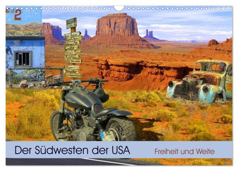 Der Südwesten der USA. Freiheit und Weite (Wandkalender 2027 DIN A3 quer), CALVENDO Monatskalender