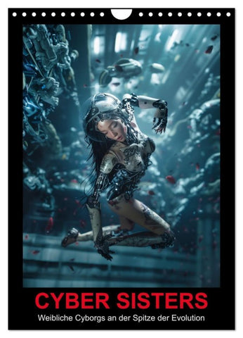 CYBER SISTERS (Wandkalender 2027 DIN A4 hoch), CALVENDO Monatskalender