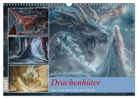 Drachenhüter (Wandkalender 2027 DIN A3 quer), CALVENDO Monatskalender