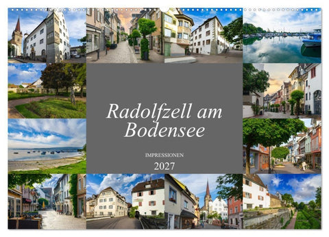 Radolfzell am Bodensee - Impressionen (Wandkalender 2027 DIN A2 quer), CALVENDO Monatskalender
