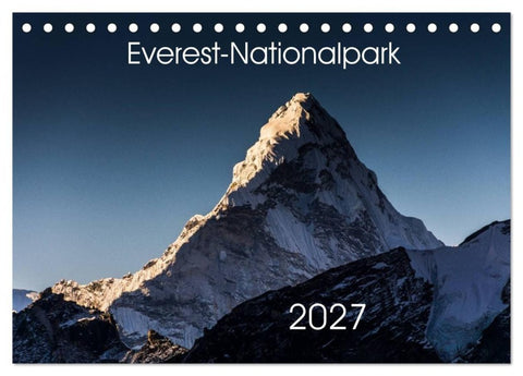 Everest-Nationalpark (Tischkalender 2027 DIN A5 quer), CALVENDO Monatskalender