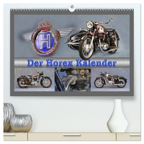 Der Horex Kalender (hochwertiger Premium Wandkalender 2027 DIN A2 quer), Kunstdruck in Hochglanz