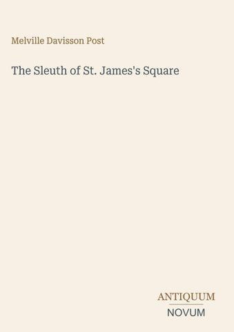 The Sleuth of St. James's Square
