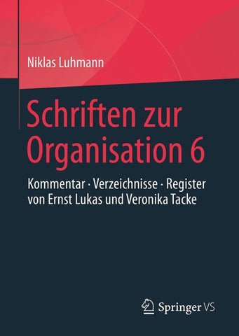 Schriften zur Organisation 6