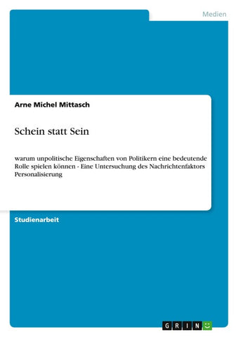 Schein statt Sein