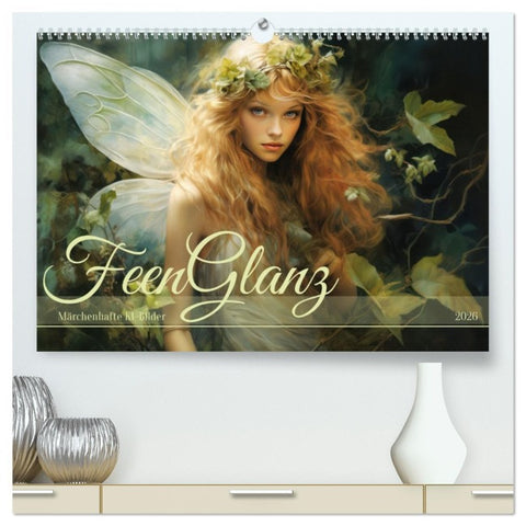 Feenglanz (hochwertiger Premium Wandkalender 2026 DIN A2 quer), Kunstdruck in Hochglanz