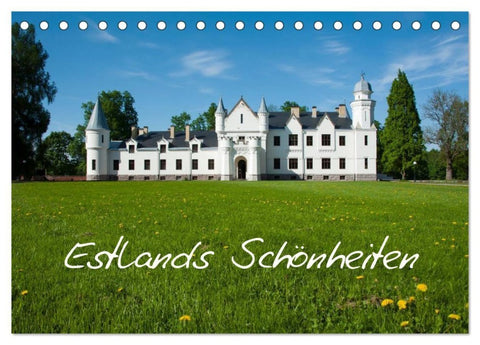 Estlands Schönheiten (Tischkalender 2027 DIN A5 quer), CALVENDO Monatskalender