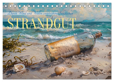 Strandgut (Tischkalender 2026 DIN A5 quer), CALVENDO Monatskalender