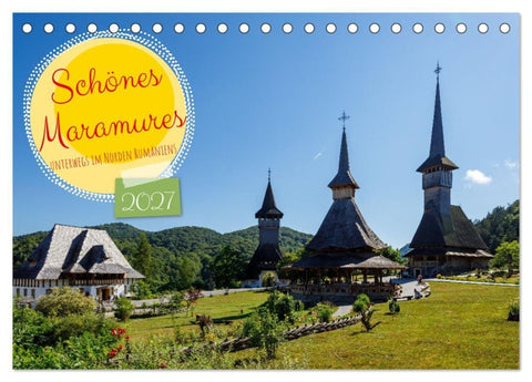 Schönes Maramures (Tischkalender 2027 DIN A5 quer), CALVENDO Monatskalender