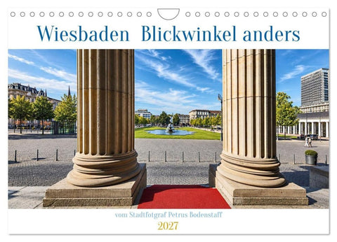 Wiesbaden Blickwinkel anders (Wandkalender 2027 DIN A4 quer), CALVENDO Monatskalender