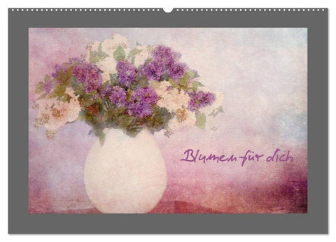 Blumen für dich (Wandkalender 2027 DIN A2 quer), CALVENDO Monatskalender