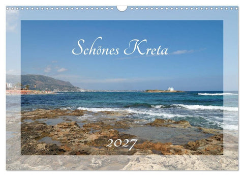 Schönes Kreta (Wandkalender 2027 DIN A3 quer), CALVENDO Monatskalender