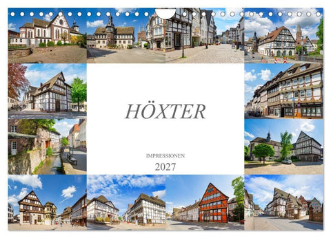 Höxter Impressionen (Wandkalender 2027 DIN A4 quer), CALVENDO Monatskalender