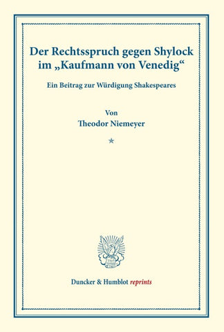 Der Rechtsspruch gegen Shylock im 'Kaufmann von Venedig'.