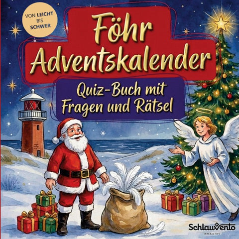 Föhr-Adventskalender: Quiz-Buch mit Fragen und Rätsel