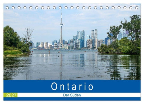 Ontario - Der Süden (Tischkalender 2027 DIN A5 quer), CALVENDO Monatskalender