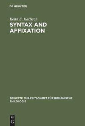 Syntax and affixation