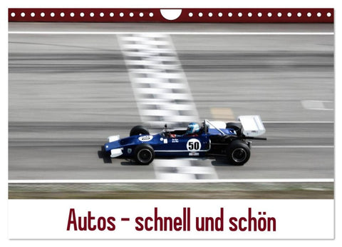 Autos - schnell und schön (Wandkalender 2026 DIN A4 quer), CALVENDO Monatskalender