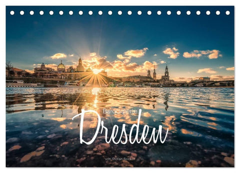 Barockperle Dresden (Tischkalender 2027 DIN A5 quer), CALVENDO Monatskalender