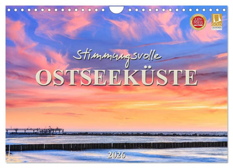 Stimmungsvolle Ostseeküste 2026 (Wandkalender 2026 DIN A4 quer), CALVENDO Monatskalender