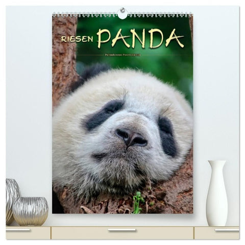 Riesenpanda (hochwertiger Premium Wandkalender 2027 DIN A2 hoch), Kunstdruck in Hochglanz
