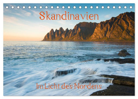 Skandinavien - Im Licht des Nordens (Tischkalender 2026 DIN A5 quer), CALVENDO Monatskalender