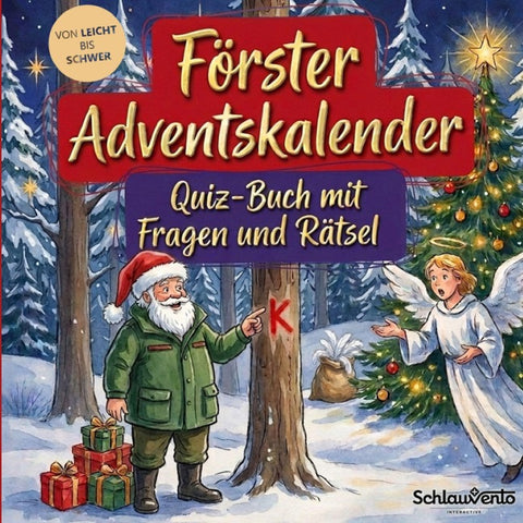 Förster-Adventskalender: Quiz-Buch mit Fragen und Rätsel
