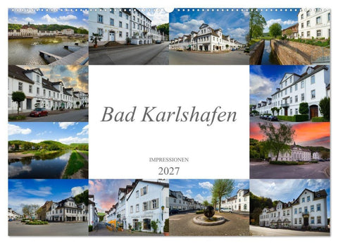 Bad Karlshafen Impressionen (Wandkalender 2027 DIN A2 quer), CALVENDO Monatskalender