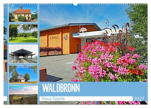 Waldbronn (Wandkalender 2027 DIN A2 quer), CALVENDO Monatskalender