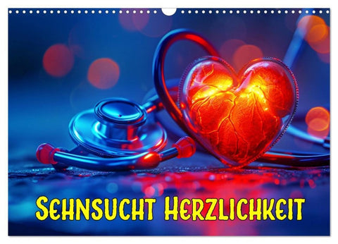 Sehnsucht Herzlichkeit (Wandkalender 2027 DIN A3 quer), CALVENDO Monatskalender