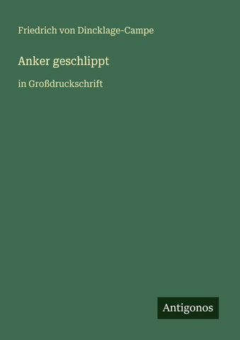 Anker geschlippt