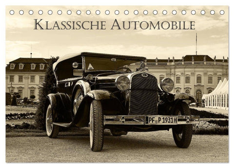 Klassische Automobile (Tischkalender 2027 DIN A5 quer), CALVENDO Monatskalender