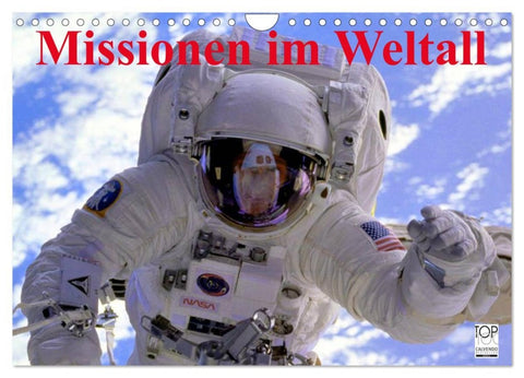 Missionen im Weltall (Wandkalender 2026 DIN A4 quer), CALVENDO Monatskalender