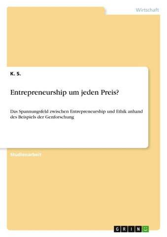 Entrepreneurship um jeden Preis?
