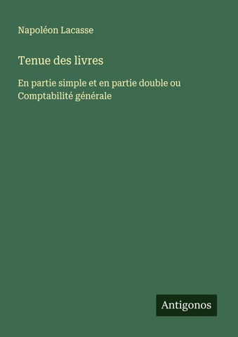 Tenue des livres