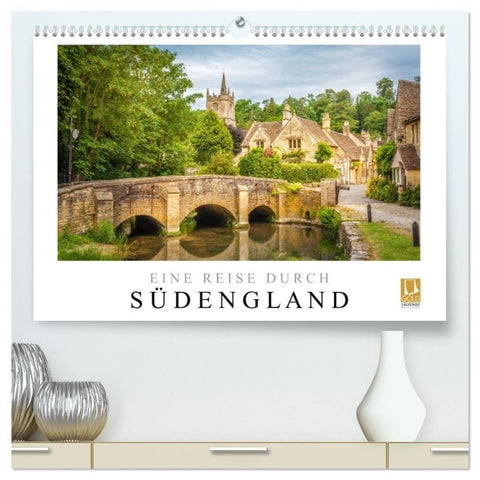 Eine Reise durch Südengland (hochwertiger Premium Wandkalender 2026 DIN A2 quer), Kunstdruck in Hochglanz