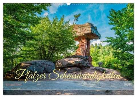Pfälzer Sehenswürdigkeiten (Wandkalender 2026 DIN A2 quer), CALVENDO Monatskalender