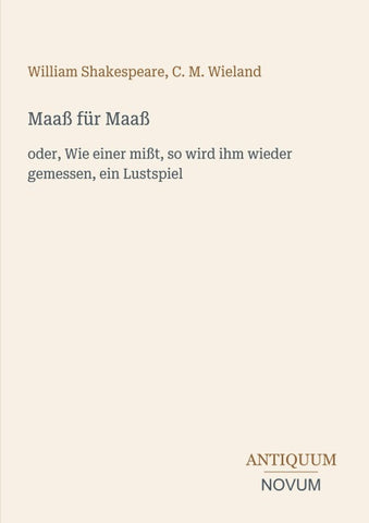 Maaß für Maaß